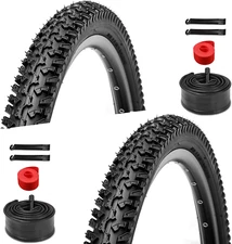 2 Pack Bike Tires Set - 26X2.125 Inch Mountain Bike Tires, Folding Replacement B