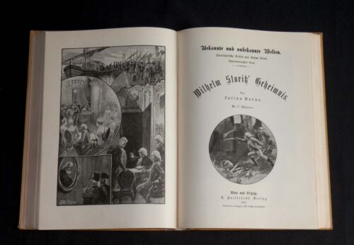 VERNE Die Jagd nach dem Meteore/ Wilhelm Storitz' Geheimnis 1909 Abenteuer - Bild 3 von 3