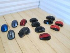 Lot of 13 Logitech Microsoft HP Wireless Mice Various Colors Models No Dongles 