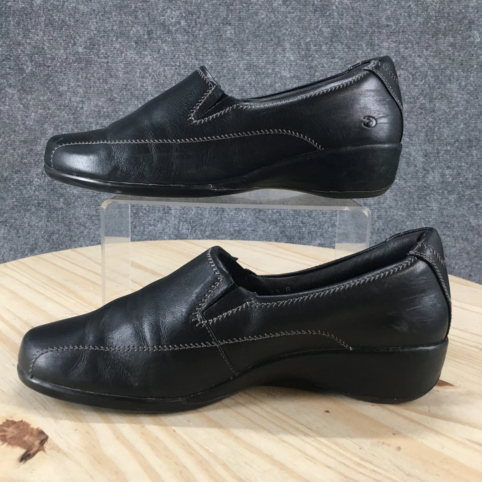 Zapatos Aravon para mujer 8.5 B Tia informales sin cordones punta de bicicleta mocasín WST05BK negros Foto 2 de 4