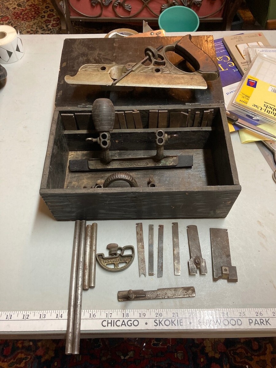 vintage an・an no.45 Antique - Stanley No. 45 Plane w/Cutters & More | eBay