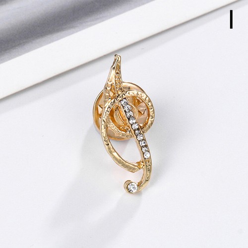 Women Shiny Crystal Rhinestones 26 Letters Brooch Pin Jewelry Wedding/Party Gift - Picture 10 of 34