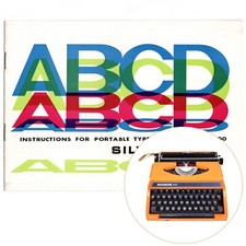 ORIGINAL Silver Reed 720 Typewriter Instruction Manual Antique Vtg User thumbnail