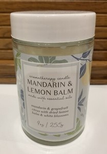 Northern Lights Aroma Therapy Mandarin & Lemon Balm 9 0Z NEW!!Discontinued Scent