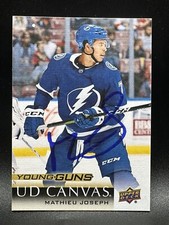 2018-19 Upper Deck Young Guns UD Canvas Mathieu Joseph #C118 RC SIGNED IP AUTO