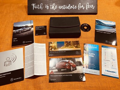   2017 MERCEDES E CLASS E400 E550 4MATIC COUPE OWNERS MANUAL SET (FAST SHIP)) 