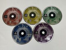 Riven The Sequel to Myst Sony Playstation 1 - 5 Disc Set *DISCS ONLY* No Case