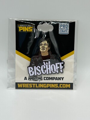 Eric Bischoff Enamel Pin   PRO Wrestling Crate Exclusive    - WCW - WWE - TNA