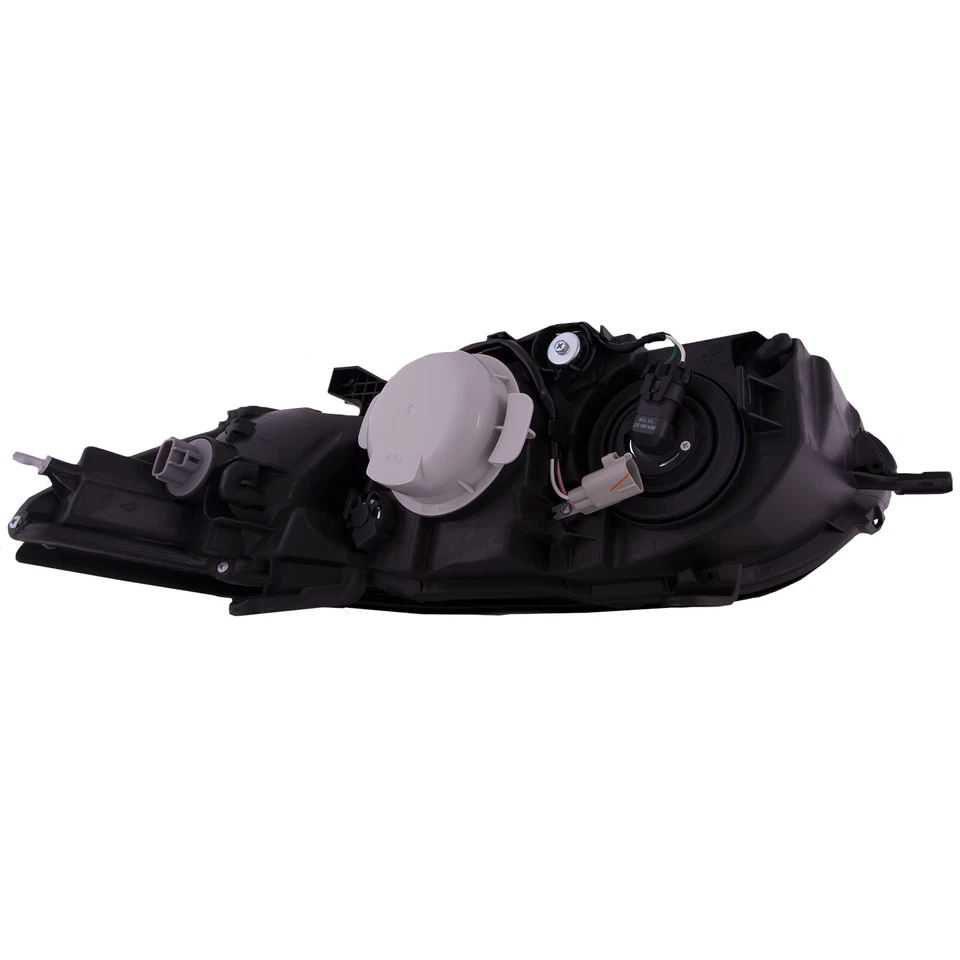 Juego de faros halógenos carcasa negra con lente transparente para Subaru Legacy 2008-2009 Foto 4 de 4