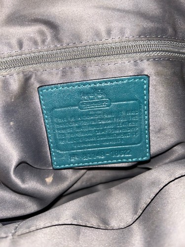 COACH Y2k MADISON SOPHIA SHOULDER BAG Sea Green - Picture 8 of 13