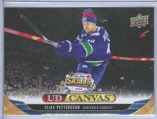 Elias Pettersson 2024-25 Upper Deck UD Canvas Skills C401 Vancouver Canucks