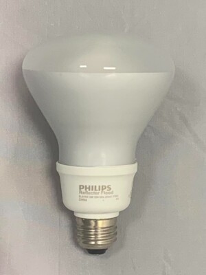 Pack of 5 Philips Energy Saving Indoor Floodlight Bulbs R30  15w=65w Soft White