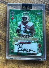 2023 Wild Card 5 Card Draw Green Auto #SD-TBA Trey Benson 1/3 RC #X11804