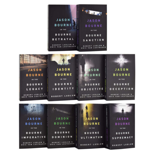 Jason Bourne 10 Book Set By Robert Ludlum & Eric Van Lustbader - Fiction - PB - Picture 2 of 4