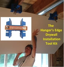 Drywall Tools (DIYer Installation Kit or Drywall Lift) -The Hanger's Edge 2 Pack