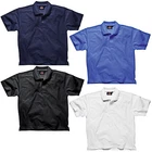 Mens Dickies Polo Shirt Navy Blue Black White Short Sleeve