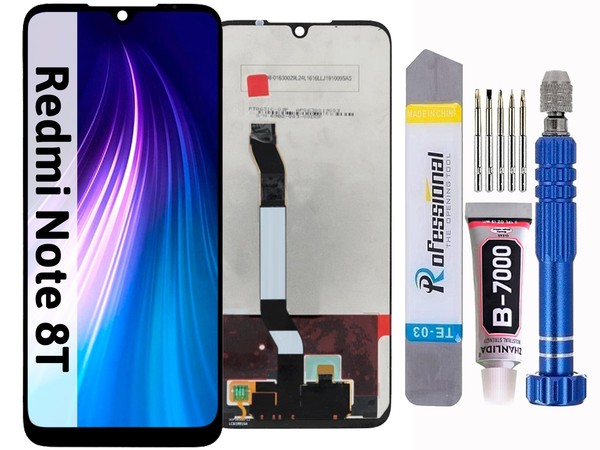 FüR Xiaomi Redmi Note 8T Display Komplettes Bildschirm Lcd + Touch Screen-image