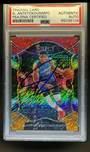 Trading Card Giannis Antetokounmpo PSA/DNA Certified IP Auto PSA Authentic Auto
