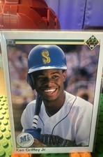 1990 Upper Deck Ken Griffey Jr. Error #156 card