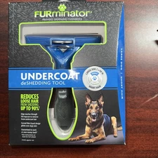 Furminator P-92913 Undercoat Deshedding Tool for Large Dogs - Short Hair (New)