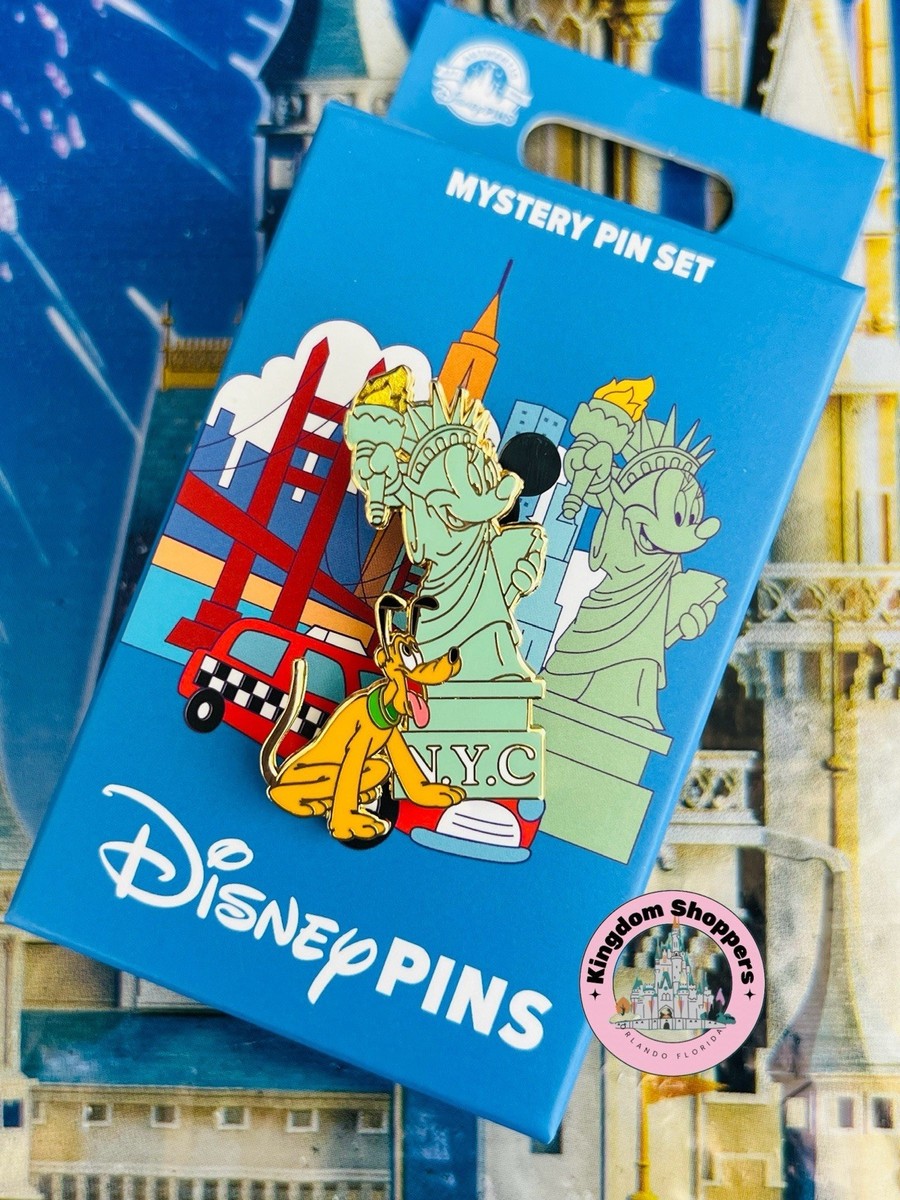 2026 Disney Store New York City Mystery Box Pin Pluto Minnie Mouse