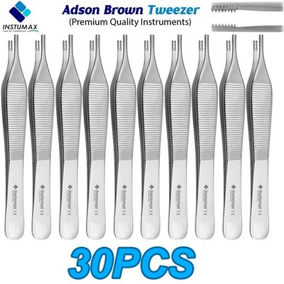 Surgical Dressing & Grasping Adson Tissue Plastic Surgery Cotton Dental Forceps