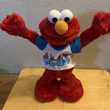 Sesame Street Elmo Sings Dances E-L-M-O YMCA Fisher-Price Mattel 2003 Works
