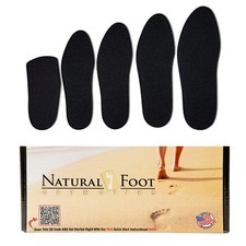 Natural Foot Orthotic Cushions  100 Natural Sponge Rubber  All Day Comfort