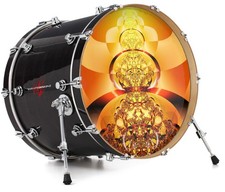 Vinyl Decal Skin for 20" Bass Kick Drum Head Into The Light