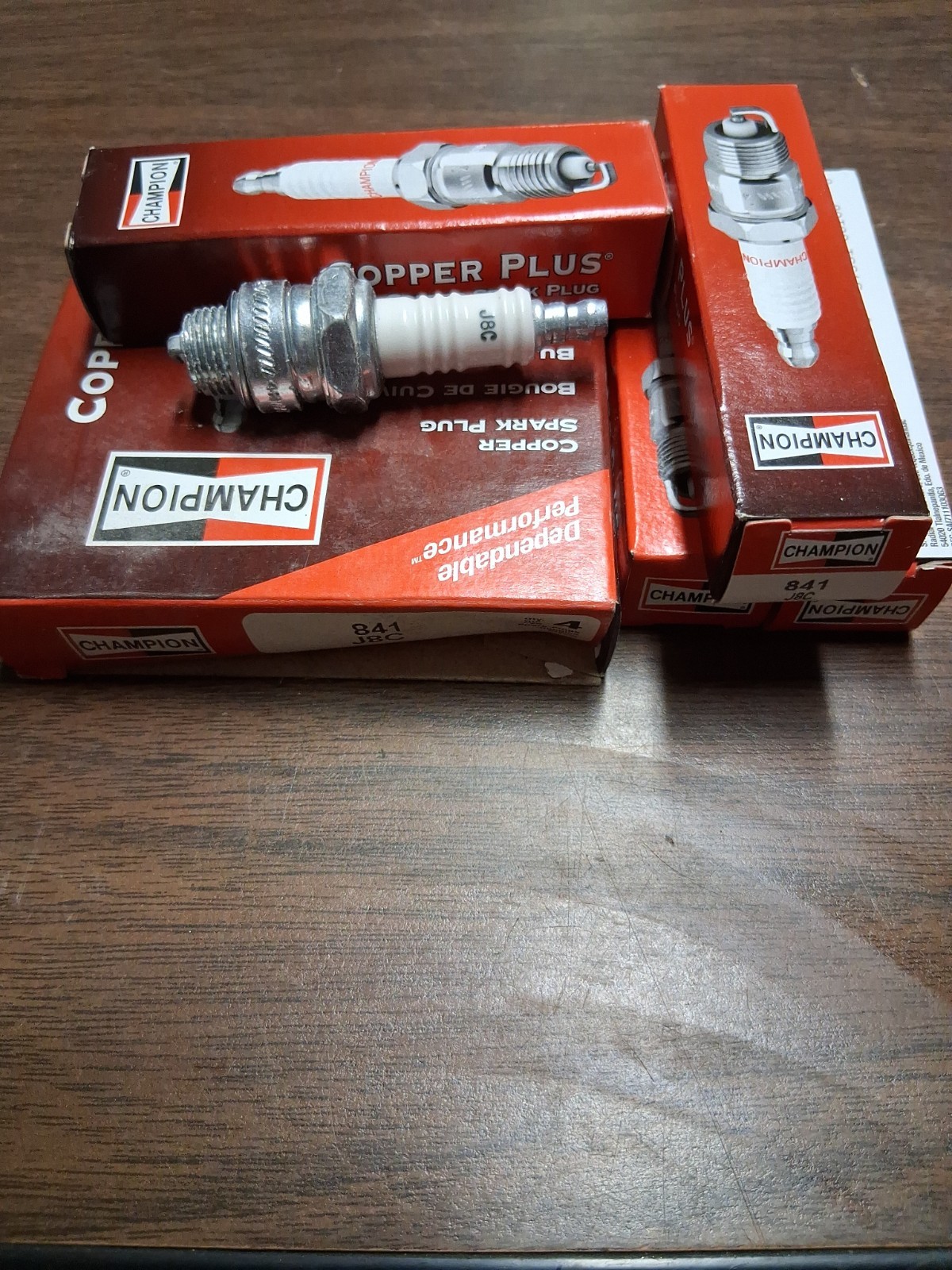 Champion 841 Copper Plus Spark Plug J8C - 4 Pack