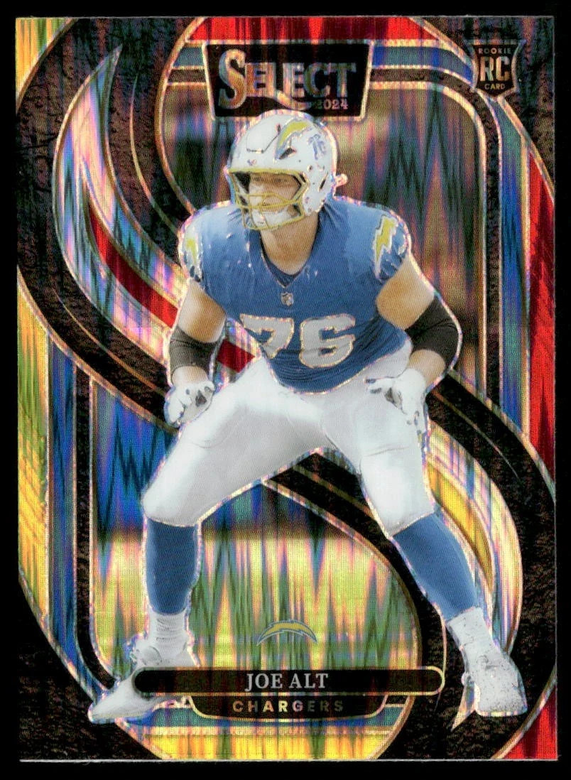 2024 Panini Select #159 Joe Alt Red & Yellow Prizm Shock