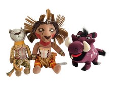 K&ouml;nig der L&ouml;wen Musical Pl&uuml;schtiere Set Simba Nala Pumbaa Disney Stofftier Deko
