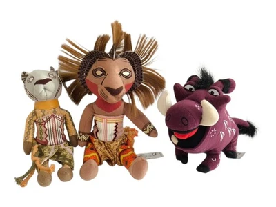 König der Löwen Musical Plüschtiere Set Simba Nala Pumbaa Disney Stofftier Deko - Bild 1 von 4