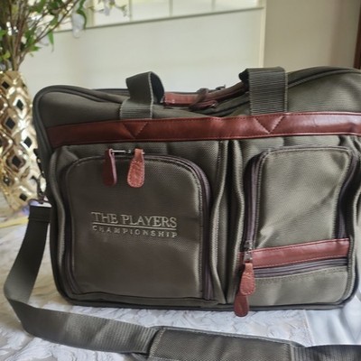 The Players Championship  Olive Green Travel Bag/ Briefcase Adjustable Strap