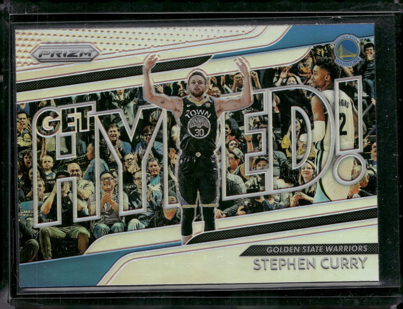 2018-19 Panini Prizm #2 Stephen Curry Get Hyped! Silver
