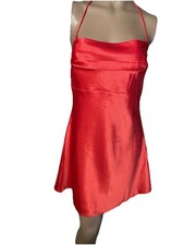 New Fashion Nova Satin Sexy Red Dress Size XL