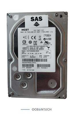 HGST 0B26887 2TB 7.2K 3.5'' SAS HDD   Enterprise-Class Server Hard Drive