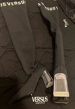 Versace Versus Boots Thigh High Black Heels  Size UK 7 EU 40 