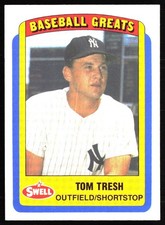 1990 Swell Baseball Greats #17 Tom Tresh