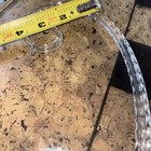 One Fluted Scroll 12”Glass Arm for Crystal Chandelier Lamp Part NOS — photo 2