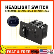 For 02-04 Ford F250 F350 Super Duty Headlight Switch W/ Fog Lights 2C3Z11654DAB