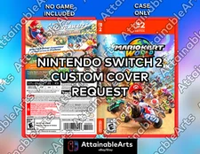 Nintendo Switch  2 - Custom Boxart w/ Physical Game Case (No Game)