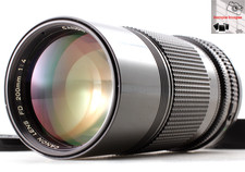 Near MINT Canon New FD NFD 200mm F4 MF Telephoto Lens Tested From JAPAN