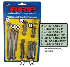 ARP Timing Cover Bolt Kits 454-3201