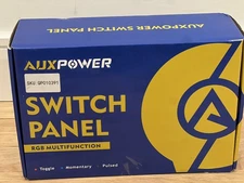 Auxpower 8 Gang RGB Switch Panel Automatic For 12V-24V