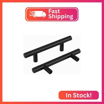 homdiy 25Pack 3in Cabinet Handles Black Kitchen Cabinet Pulls Drawer Pulls for D