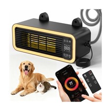 1200W Dog House Heater with Thermostat WIFI Control, Dog Heaters for Outside ...