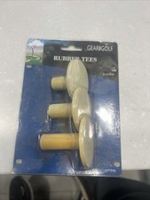 On Course Rubber Tees Size 3pk NEW Golf Driving Mat Range Tee 