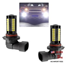 2PCS Car LED Fog Light Bulbs, 12V 5630 33-SMD Anti-Fog Super Bright 9006