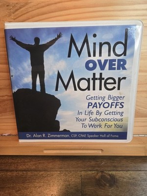 Mind Over Matter audiobook 5x CD set by Alan Zimmerman (subliminal program)